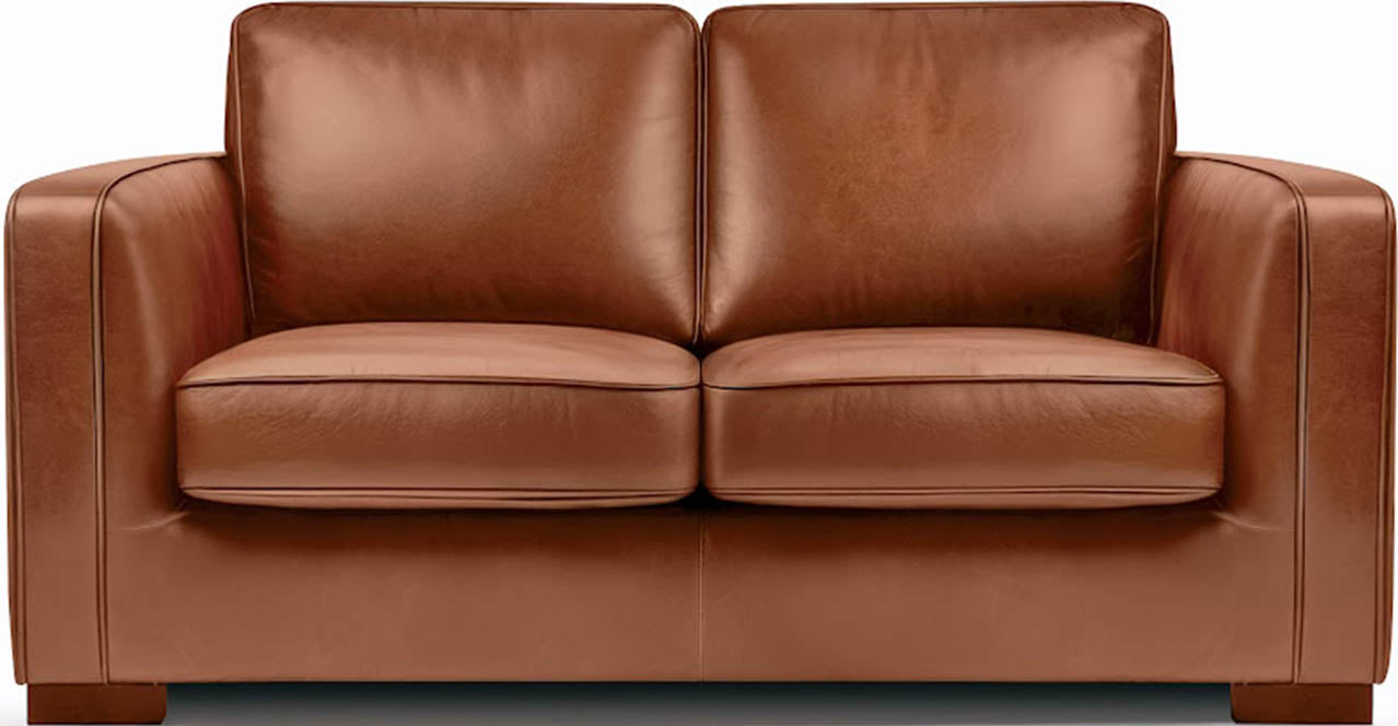 Albert Leather Loveseat