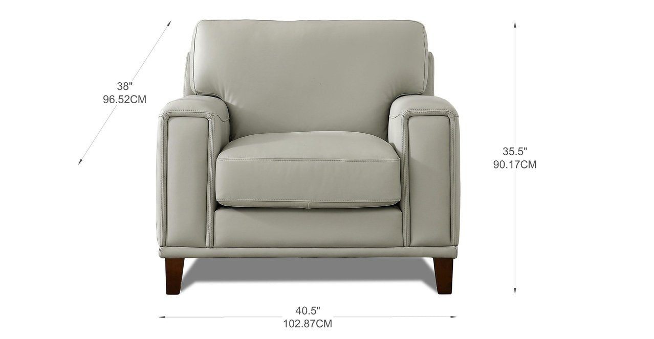 Hayward Leather Ottoman