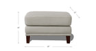 Hayward Leather Ottoman