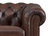 Alton Bay Leather Loveseat