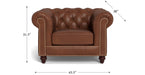 Alton Bay Leather Chair