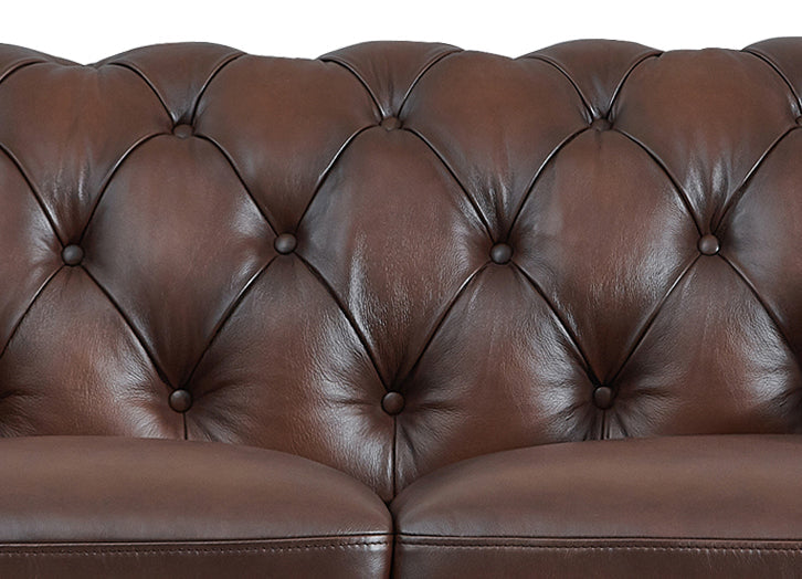 Alton Bay Leather Loveseat