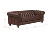 Alton Bay Leather Ottoman