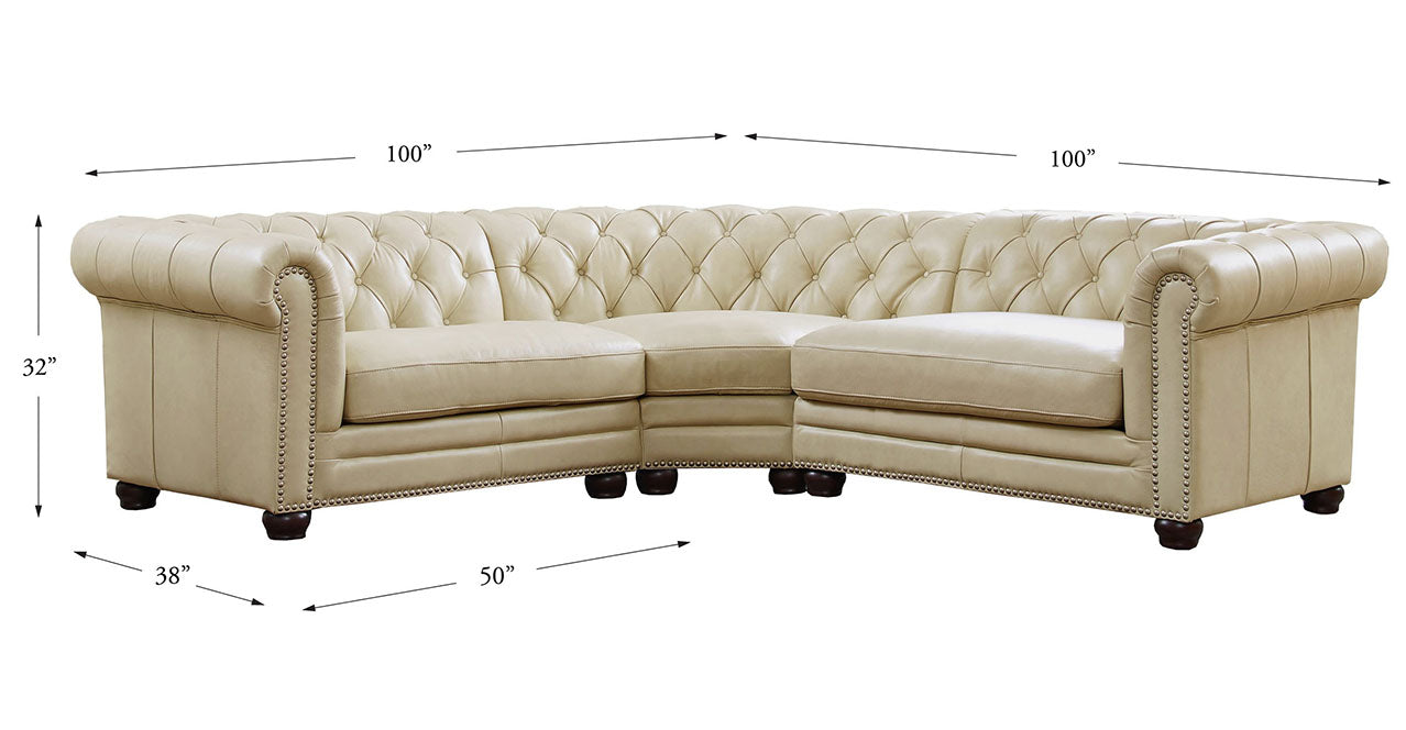 Aliso Leather Sectional Collection