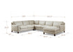 Hayward Leather Sectional Collection