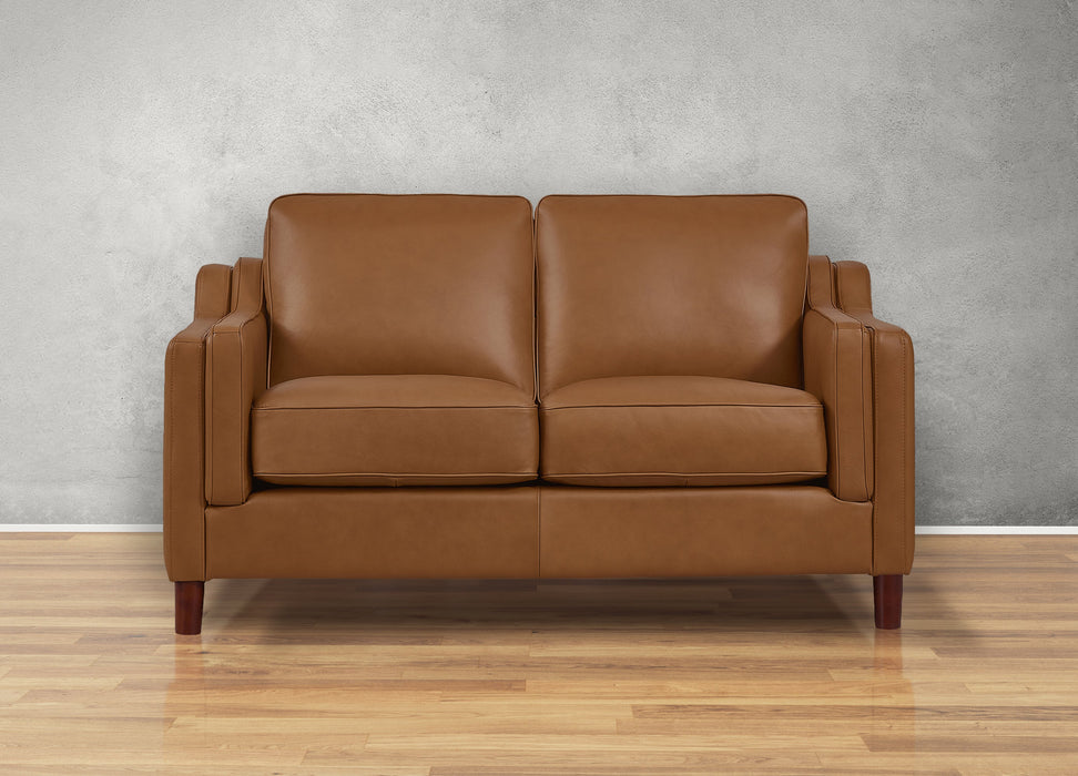 Bella Leather Loveseat