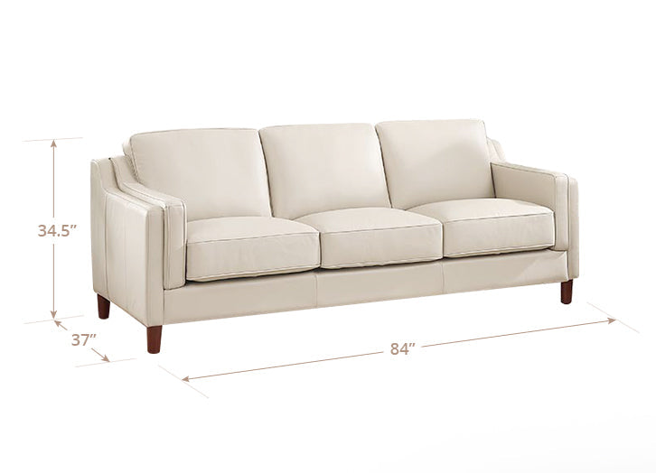 Bella Leather Loveseat