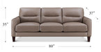 Chloe Leather Sofa Collection
