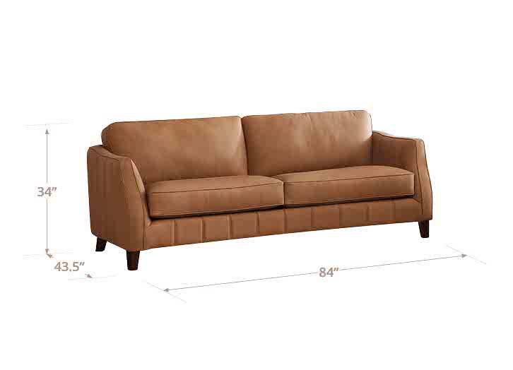 Aria Leather Loveseat