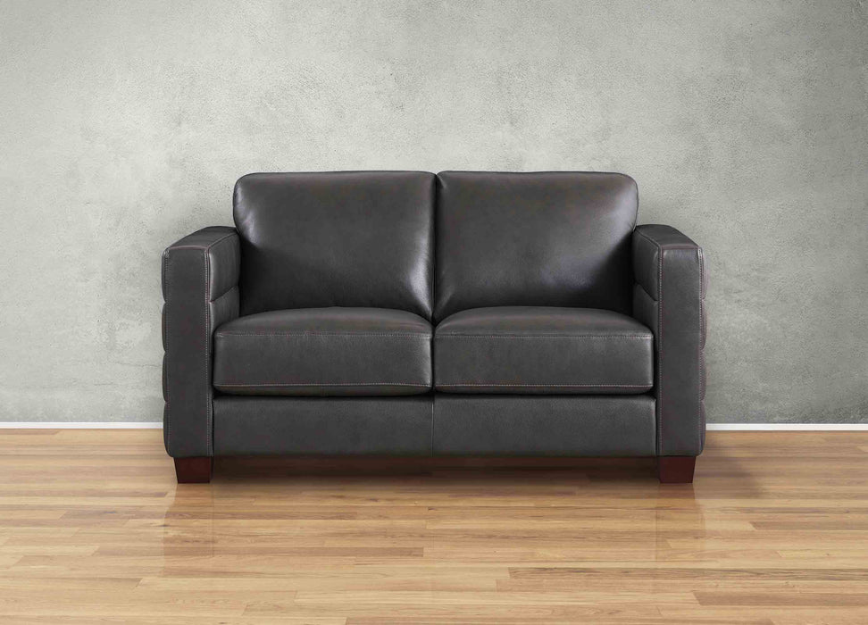 Ventura Top Grain Leather Loveseat