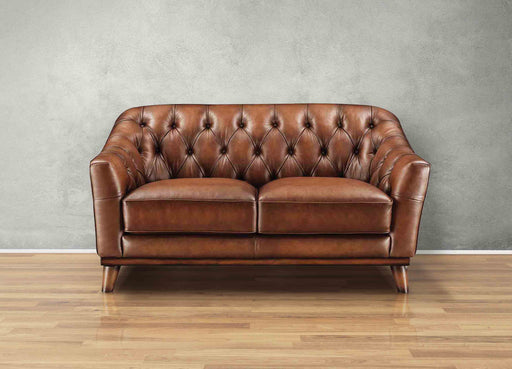 Lowell Leather Loveseat