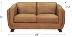 Omaha Waxy Pull-up Leather Sofa Collection
