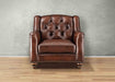 Hamptons Leather Chair