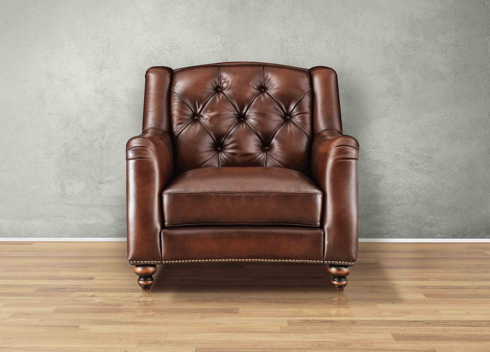 Hamptons Leather Chair