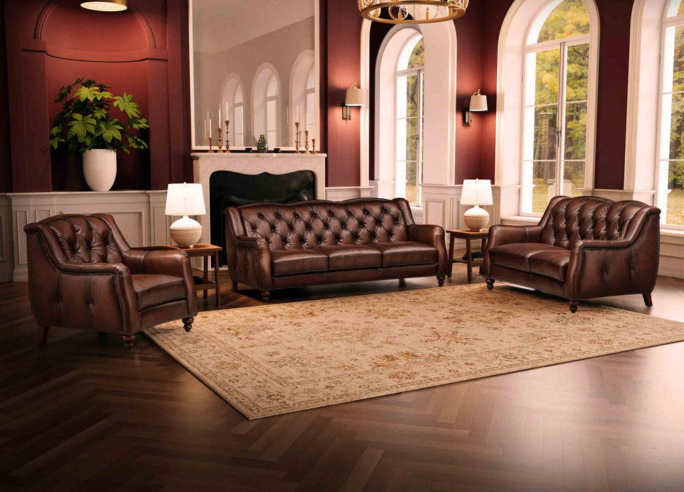 Hamptons Leather Chair