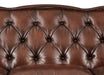 Hamptons Leather Ottoman