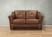 Mavery Leather Ottoman