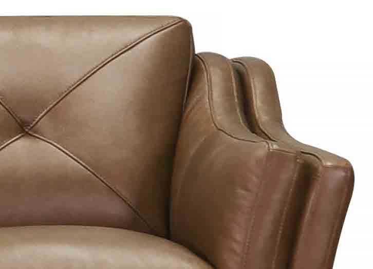 Mavery Leather Ottoman