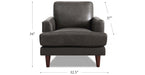 Cassia Leather Loveseat