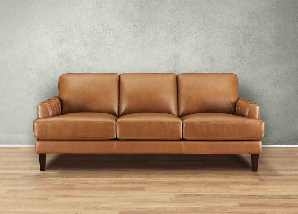 Cassia Leather Loveseat