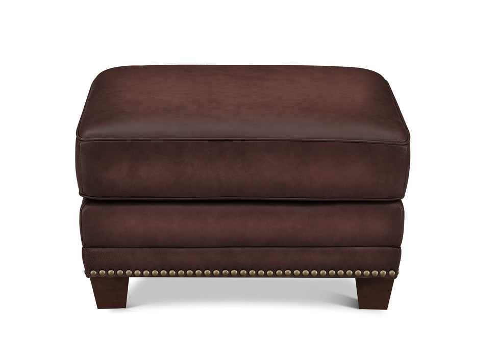Cimmaron Leather Ottoman