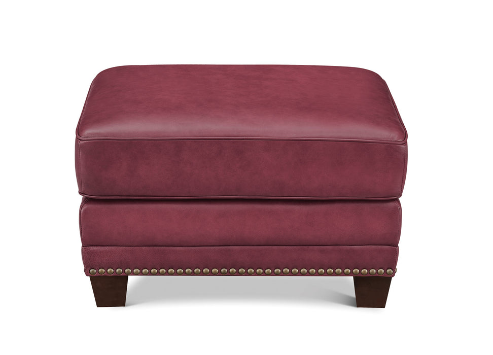 Cimmaron Leather Ottoman