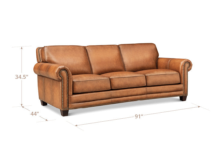 Cimmaron Leather Loveseat