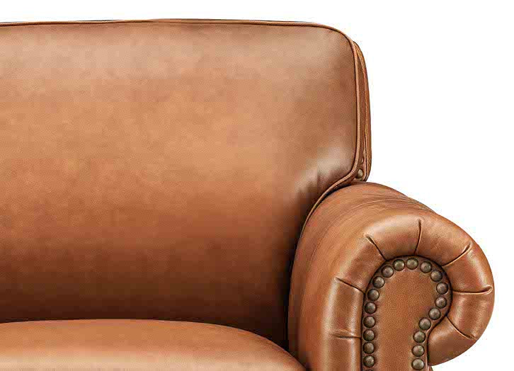 Cimmaron Leather Ottoman