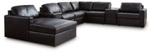 Modmax II Sectional with Chaise and Audio Consoles - Abundant Home Collections