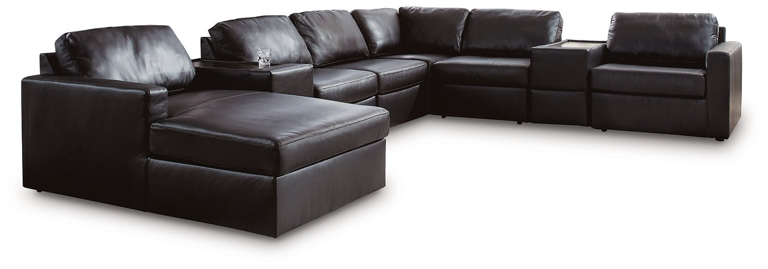 Modmax II Sectional with Chaise and Storage Consoles - Abundant Home Collections