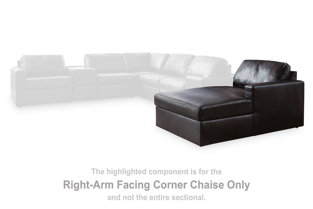Modmax II Sectional with Chaise and Audio Consoles - Abundant Home Collections