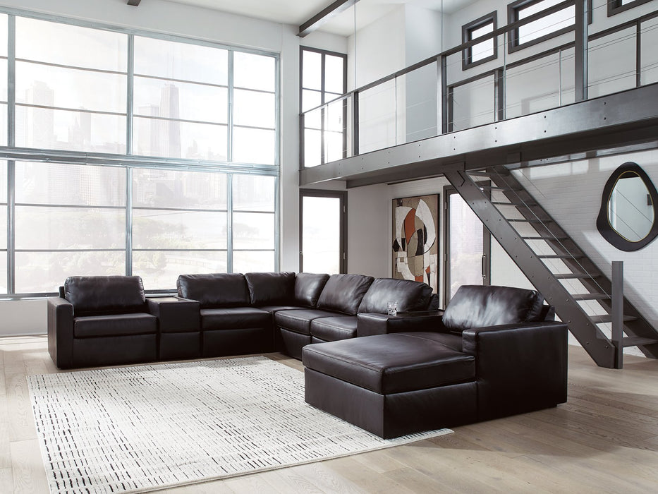 Modmax II Sectional with Chaise and Storage Consoles - Abundant Home Collections