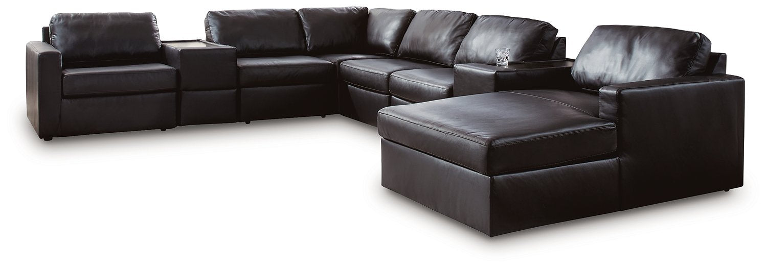Modmax II Sectional with Chaise and Storage Consoles - Abundant Home Collections