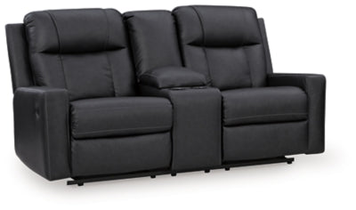 Mackmenville Reclining Loveseat with Console - Abundant Home Collections
