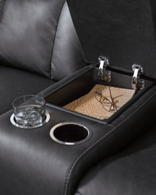 Mackmenville Reclining Loveseat with Console - Abundant Home Collections