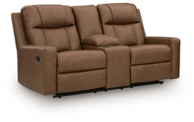 Mackmenville Reclining Loveseat with Console - Abundant Home Collections