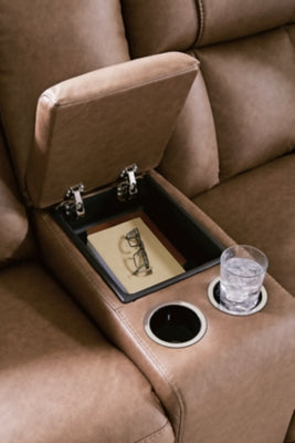 Mackmenville Reclining Loveseat with Console - Abundant Home Collections