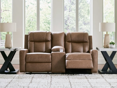 Mackmenville Reclining Loveseat with Console - Abundant Home Collections