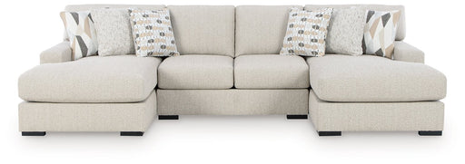 Laurelgrove Double Chaise Sectional - Abundant Home Collections