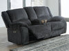 Draycoll Power Reclining Loveseat with Console - Abundant Home Collections
