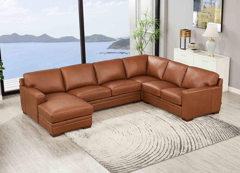 Dillon Leather Sectional Collection
