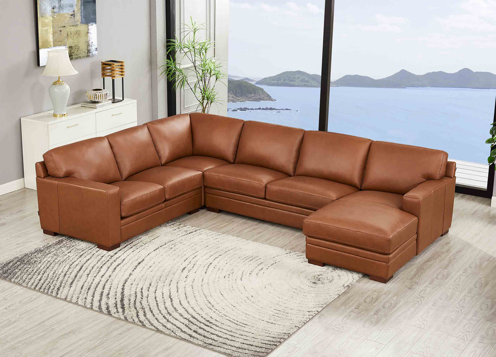 Dillon Leather Sectional Collection