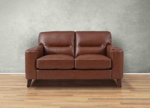 Elm 3 Leather Loveseat