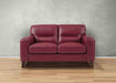 Elm 3 Leather Loveseat