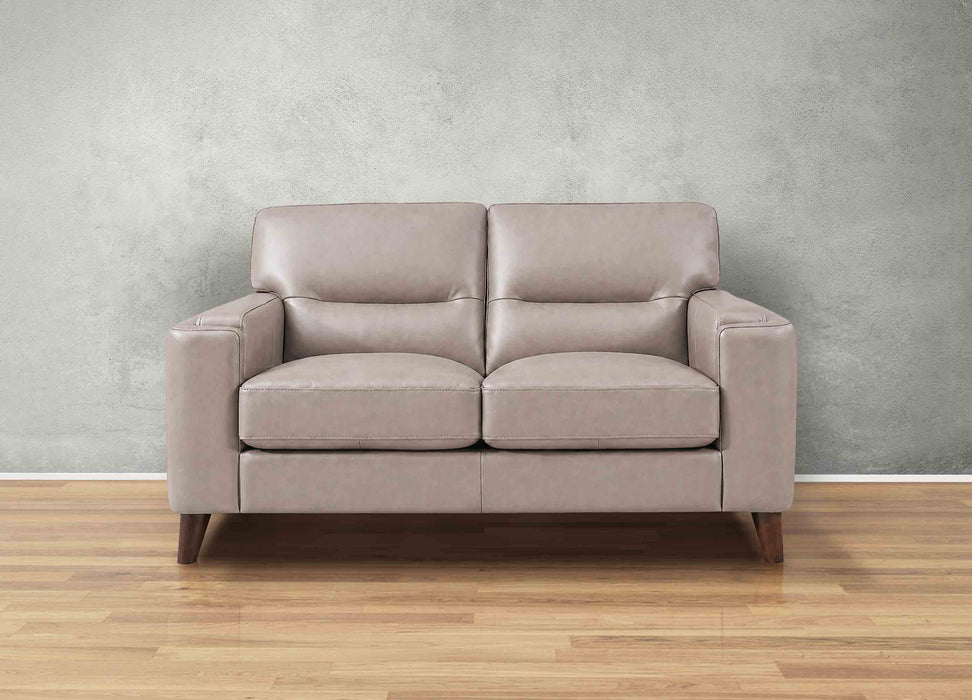 Elm 3 Leather Loveseat
