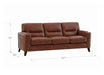 Elm 3 Leather Loveseat