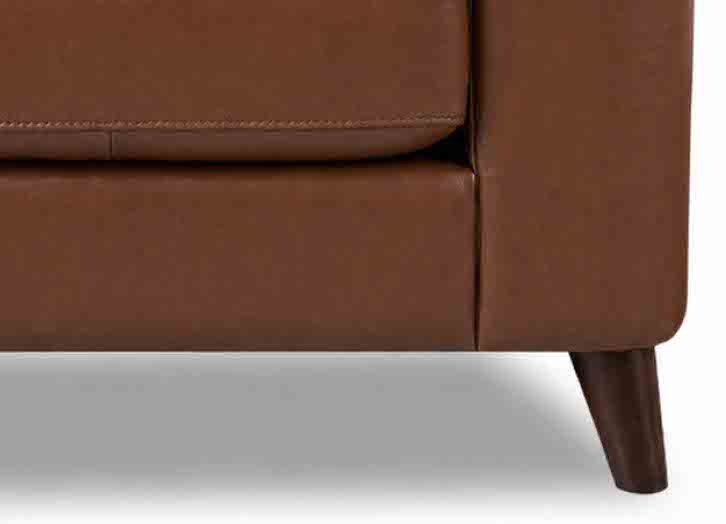 Elm Leather 3-Seater Sofa Collection