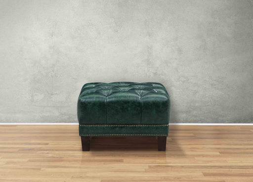 Picadilly Leather Ottoman