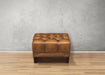 Picadilly Leather Ottoman