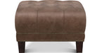 Picadilly Leather Ottoman